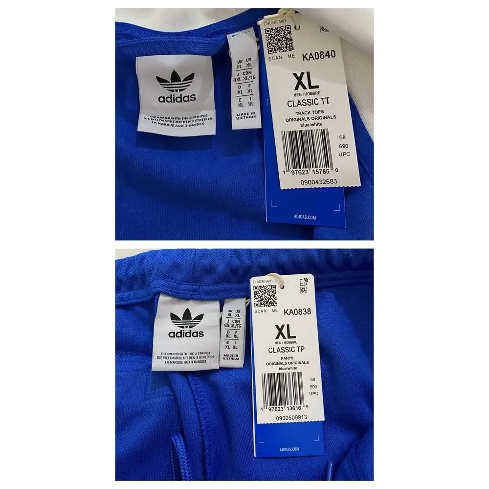 Adidas Originals Adicolor Classics Beckenbauer Tracksuit Blue White Size XL
